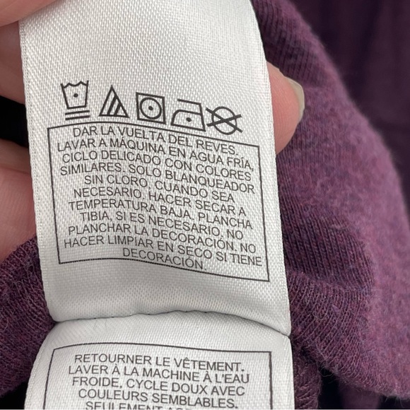 Disney Purple Rhinestones Mickey and Minnie Mouse Dancing Cartoon Sweatshirt - Picture 8 of 9